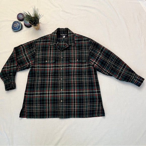 Ralph Lauren Plaid Wool Shacket Size 8 - Picture 9 of 9